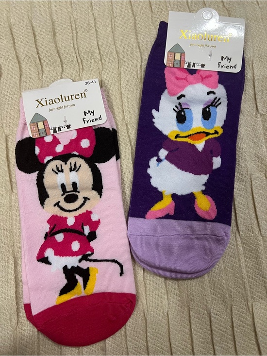 Xiaoluren Accessories - Cartoon Character Socks Minnie and Daisy Inspired Fashion Socks Bundle NWT